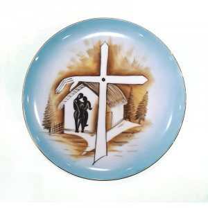 Hand Painted Wall Plaques – Shelter of peace - Noritake 