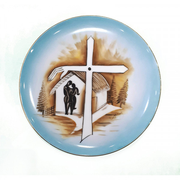 Hand Painted Wall Plaques – Shelter of peace - Noritake Hand Painted Wall Plaques – Shelter of peace - Noritake