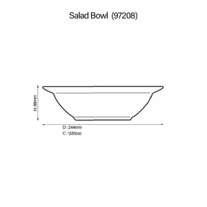 Blue Shire Round Vegetable Bowl - Noritake - 4944/97208