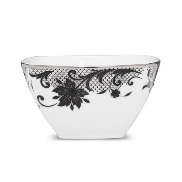 Chantilly Noire Square Bowl - Noritake Chantilly Noire Square Bowl - Noritake