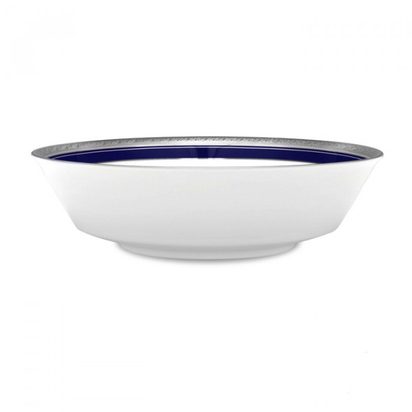 Crestwood Cobalt Platinum Salad Bowl - Noritake - 4170/91908 Crestwood Cobalt Platinum Salad Bowl - Noritake - 4170/91908