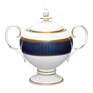 Blue Shire Sugar Bowl - Noritake 