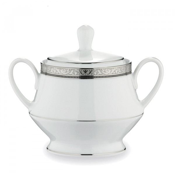 Regent Platinum Sugar Bowl - Noritake Regent Platinum Sugar Bowl - Noritake