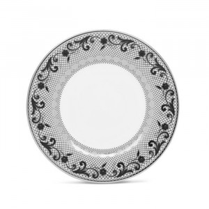 Chantilly Noire BB Plate -Noritake 