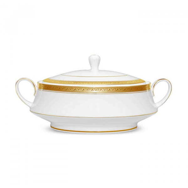 Crestwood Gold Casserole - Noritake - 4167/91129 Crestwood Gold Casserole - Noritake - 4167/91129