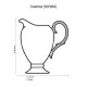 Rochelle Platinum Creamer - Noritake Rochelle Platinum Creamer - Noritake