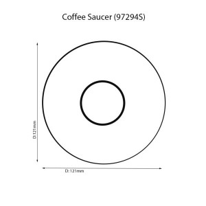 Accompanist Coffee Saucer - Noritake 