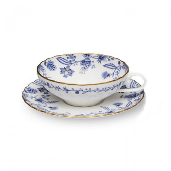 Blue Sorrentino Tea Cup with Saucer - Noritake - 4562/58043cs Blue Sorrentino Tea Cup with Saucer - Noritake - 4562/58043cs