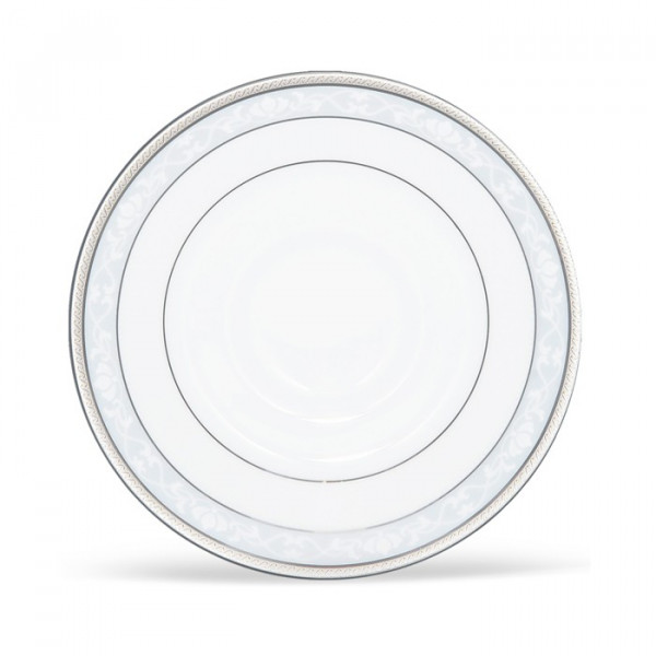 Hampshire Platinum Tea Saucer - Noritake Hampshire Platinum Tea Saucer - Noritake
