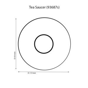 Hana Sarasa Tea Cup with Saucer - Noritake 
