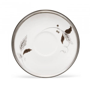 Islay Platinum Tea Saucer - Noritake