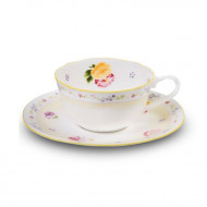 Jeune Fleur Tea Cup with Saucer - Noritake - 4620/59387cs
