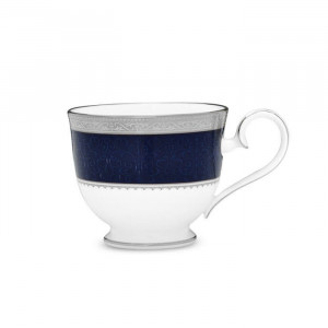 Odessa Cobalt Platinum Tea Cup with Saucer - Noritake 