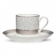 Odessa Platinum Coffee Saucer - Noritake 
