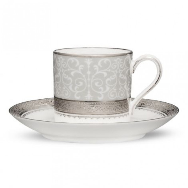 Odessa Platinum Coffee Saucer - Noritake 