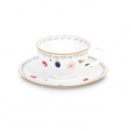 Portshore Tea Cup with Saucer - Noritake - 4613/59387cs