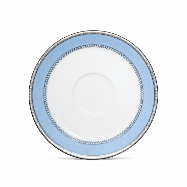 Sonnet In Blue Tea Saucer - Noritake Sonnet In Blue Tea Saucer - Noritake