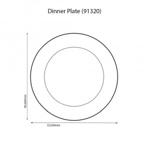 Odessa Cobalt Platinum Dinner Plate - Noritake 