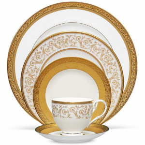 Summit Gold - 4912 - 95 Pc's Dinner Set - Noritake