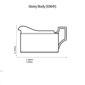Accompanist Gravy Body with saucer - Noritake - 4886/93641cs