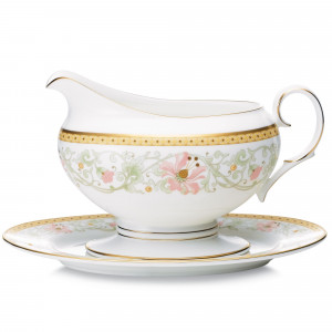 Blooming Splendor Gravy Body & saucer - 4892 - Noritake