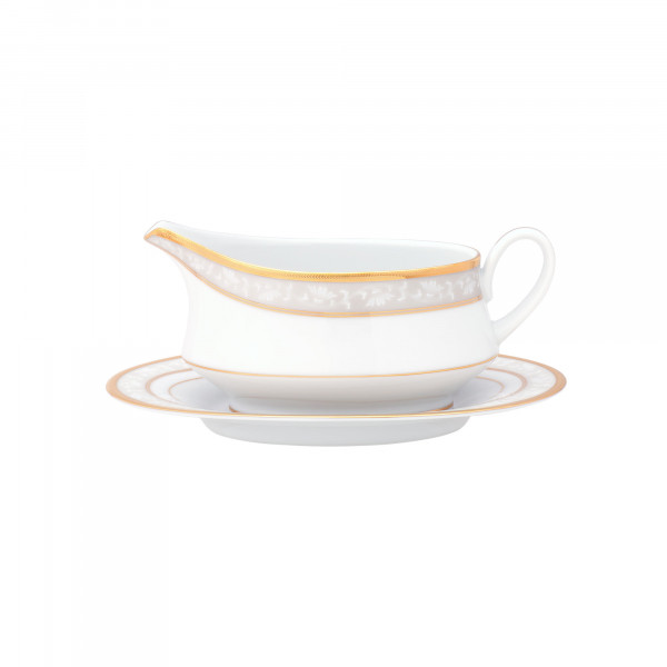 Brunswick Gold Gravy Body With Saucer - Noritake Brunswick Gold Gravy Body With Saucer - Noritake