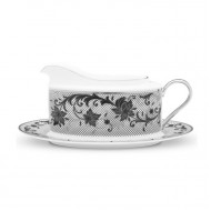 Chantilly Noire Gravy Body with Saucer - Noritake - 4917/93640cs
