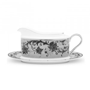 Chantilly Noire Gravy Body with Saucer - Noritake - 4917/93640cs