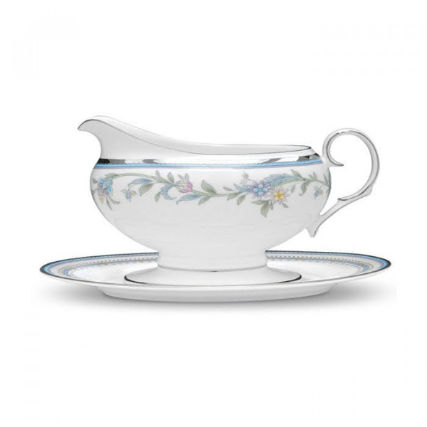 Jardin Fleuri Gravy Body with Saucer - Noritake 
