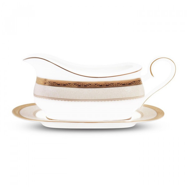 Odessa Gold Gravy Body with saucer - Noritake - 4874/97241cs Odessa Gold Gravy Body with saucer - Noritake - 4874/97241cs