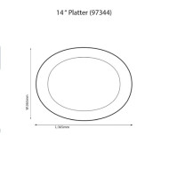 Accompanist 14″ Platter - Noritake 