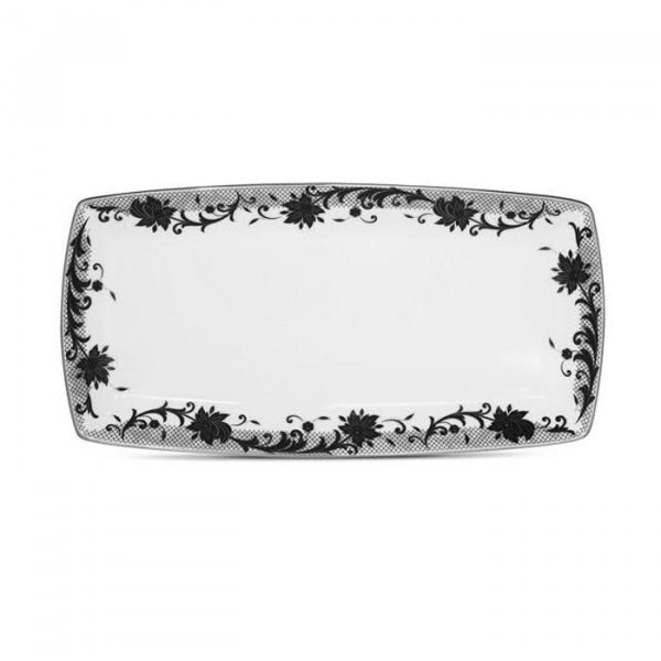Chantilly Noire Rectangular Plate - Noritake Chantilly Noire Rectangular Plate - Noritake