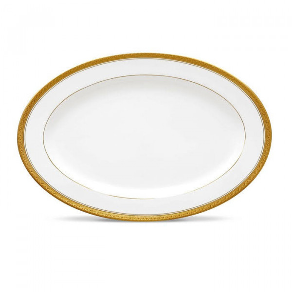 Crestwood Gold Platter - Noritake - 4167/91345 Crestwood Gold Platter - Noritake - 4167/91345