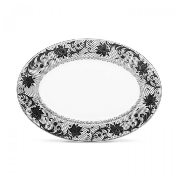 Chantilly Noire Platter - Noritake Chantilly Noire Platter - Noritake