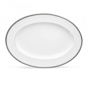 Rochelle Platinum Platter - Noritake 