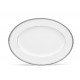 Rochelle Platinum Platter - Noritake Rochelle Platinum Platter - Noritake