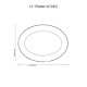Summit Platinum Platter - Noritake 