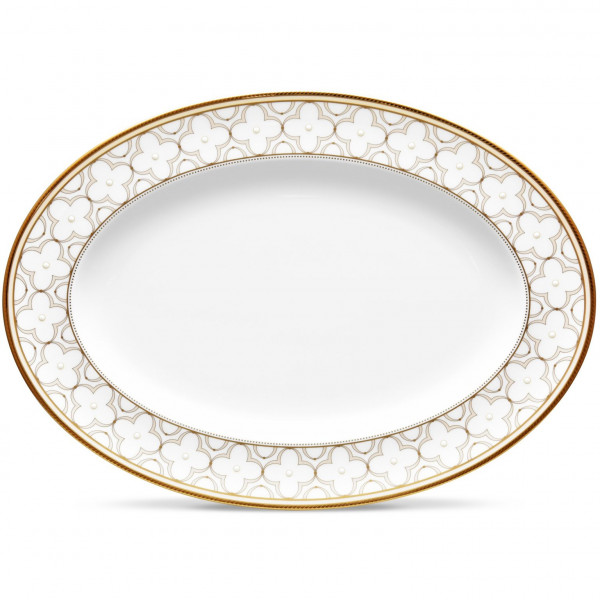 Trefolio Gold Platter - Noritake Trefolio Gold Platter - Noritake