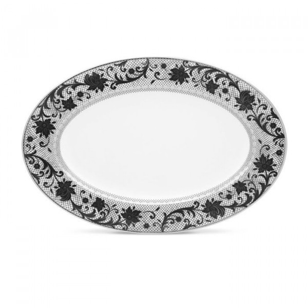 Chantilly Noire Platter - Noritake Chantilly Noire Platter - Noritake