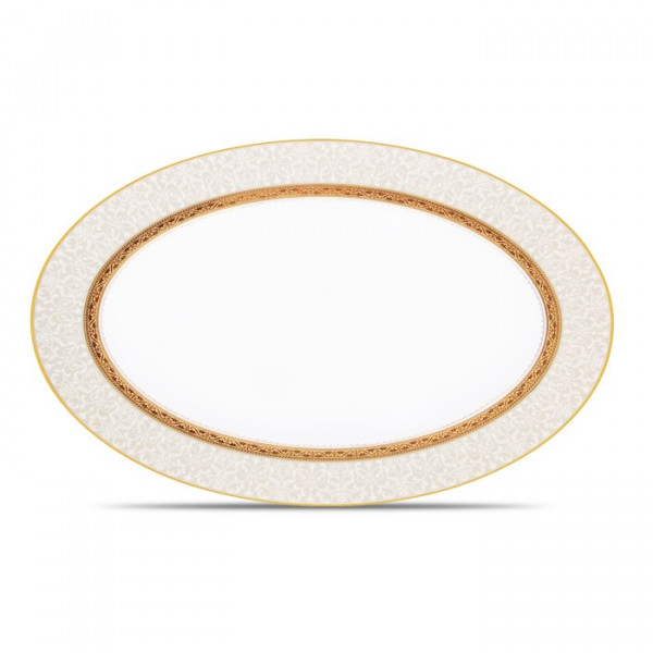 Odessa Gold Rice Platter - Noritake - 4874/97244 Odessa Gold Rice Platter - Noritake - 4874/97244