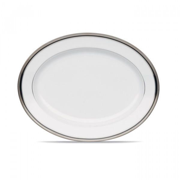 Austin Platinum Salad Platter - Noritake - 4360/91345 Austin Platinum Salad Platter - Noritake - 4360/91345