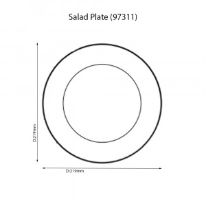 Blue Shire Salad Plate - Noritake 