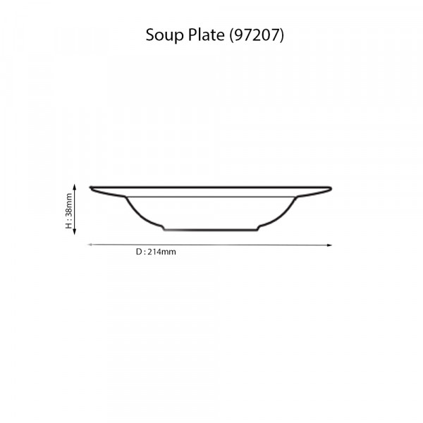 Jardin Fleuri Soup Plate - Noritake - 4910/97207 Jardin Fleuri Soup Plate - Noritake - 4910/97207