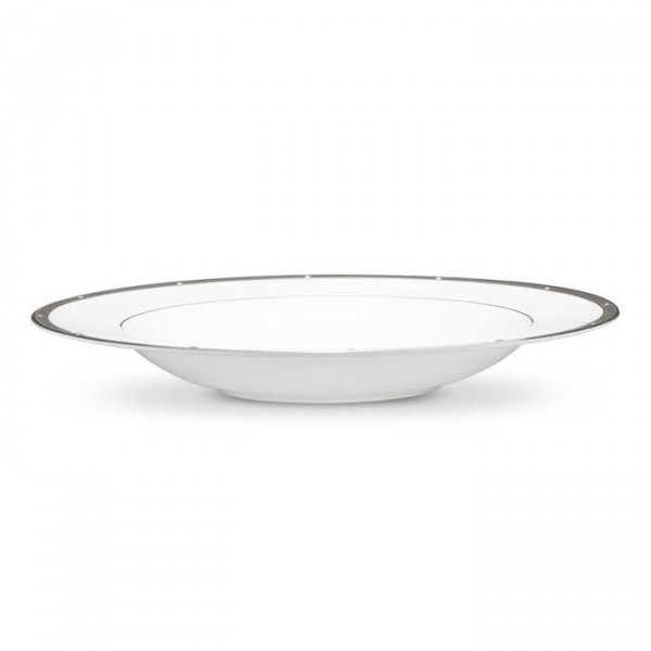 Rochelle Platinum Soup Plate - Noritake - 4795/97207 Rochelle Platinum Soup Plate - Noritake - 4795/97207