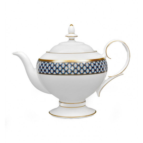 Blue Shire Tea Pot - Noritake Blue Shire Tea Pot - Noritake