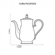 Odessa Cobalt Gold Coffee Pot - Noritake