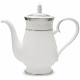 Odessa Platinum Coffee Pot - Noritake Odessa Platinum Coffee Pot - Noritake