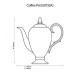 Rochelle Gold Coffee Pot - Noritake Rochelle Gold Coffee Pot - Noritake