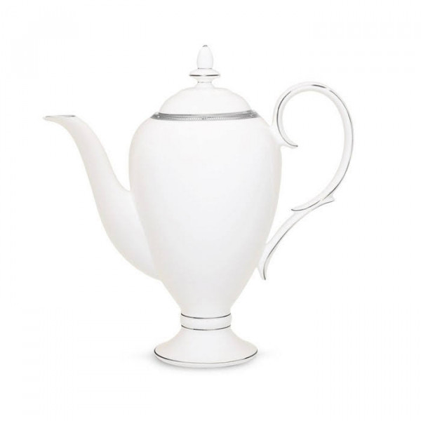 Rochelle Platinum Coffee Pot - Noritake Rochelle Platinum Coffee Pot - Noritake