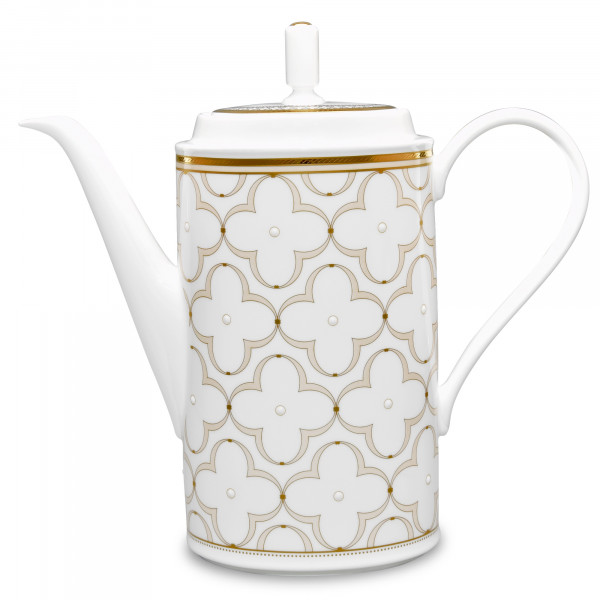 Trefolio Gold Coffee Pot - Noritake - 4945/93653 Trefolio Gold Coffee Pot - Noritake - 4945/93653